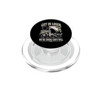 Get in Loser We're Doing God's Will Funny USA Jonah Whale PopSockets PopGrip pour MagSafe