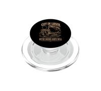 Get in Loser We're Doing God's Will Funny USA Jonah Whale PopSockets PopGrip pour MagSafe