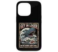 Get in Loser We're Doing God's Will Jonah Whale Funny Coque pour iPhone 13 Pro
