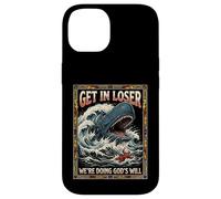 Get in Loser We're Doing God's Will Jonah Whale Funny Coque pour iPhone 14