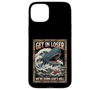 Get in Loser We're Doing God's Will Jonah Whale Funny Coque pour iPhone 15 Plus
