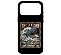 Get in Loser We're Doing God's Will Jonah Whale Funny Coque pour iPhone 17 Pro Max