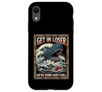 Get in Loser We're Doing God's Will Jonah Whale Funny Coque pour iPhone XR
