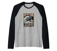 Get in Loser We're Doing God's Will Jonah Whale Funny Manche Raglan