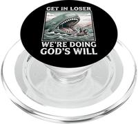 Get in Loser We're Doing God's Will PopSockets PopGrip pour MagSafe