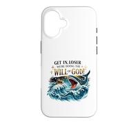 Get in Loser Will of God Christian Humour Design Coque pour iPhone 16