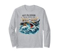 Get in Loser Will of God Christian Humour Design Manche Longue
