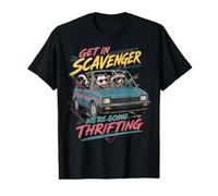 Get in Scavenger We're Going Thrifting Raccoon Possum Skunk T-Shirt Graphique avec Valeur