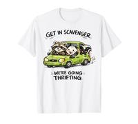 Get in Scavenger We're Going Thrifting Raccoon Possum Skunk T-Shirt Graphique avec Valeur