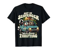 Get in Scavenger We're Going Thrifting Raccoon Possum Skunk T-Shirt Graphique avec Valeur