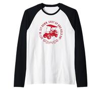 Get in Sit Down Shut Up and Hold on Design Amusant Chariot de Golf Manche Raglan
