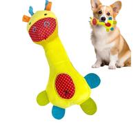 Get Involved and Entertains: This squeaky plush dog toy's unique design s