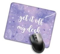 Get it Off My Desk Tapis de souris amusant pour bureau, cadeaux humoristiques pour collègues de travail, cadeaux de bureau pour collègues, cadeaux de collègue pour homme et femme, cadeau de départ de