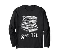 Get Lit Design Livre Drôle Littérature Citation Livres Amoureux Manche Longue