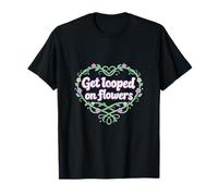 Get Looped on Flowers Cottagecore Plant Parent Art T-Shirt
