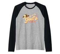 Get Me to God's Country Cowboy Western Cowpoke Manche Raglan