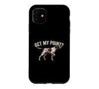 Get My Point - Chien de Chasse avec pointeur Anglais Coque pour iPhone 11