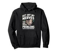 Get Off My Nerves Multiple Sclerosis Awareness Sloth Sweat à Capuche