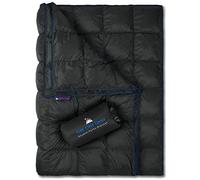 Get Out Gear Couverture de Camping Double Bouffante, compacte, légère et Chaude | Idéale pour l'extérieur, Les Voyages, Le Stade, Les Festivals, la Plage, Le hamac | Couette de Camping résistante à