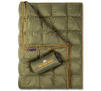 Get Out Gear Couverture de Camping Double Bouffante, compacte, légère et Chaude | Idéale pour l'extérieur, Les Voyages, Le Stade, Les Festivals, la Plage, Le hamac | Couette de Camping résistante à