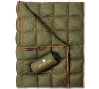 Get Out Gear Couverture de Camping en Duvet - Couverture d'extérieur légère et Pliable en Duvet 650 - Couverture compacte, imperméable et Chaude pour Camping, randonnée, Voyage, hamac