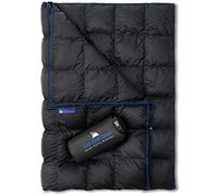 Get Out Gear Couverture de Camping en Duvet - Couverture d'extérieur légère et Pliable en Duvet 650 - Couverture compacte, imperméable et Chaude pour Camping, randonnée, Voyage, hamac