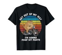 Get Out of My Way Gonna Poop My Pants Humour Humoristique pour Adulte T-Shirt