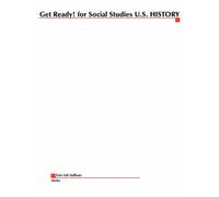 Get Ready! For Social Studies U.S History