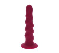 Get Real - Ribbed Dong 12 cm Rot