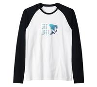 Get Reel - Big Fish pour Les pêcheurs, Graphiques d'extérieur des pêcheurs Manche Raglan
