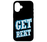 Get Rekt Funny Online Gaming Competitive Esports Gamer Coque pour iPhone 16
