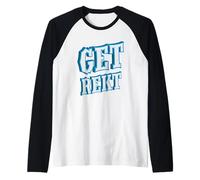 Get Rekt Funny Online Gaming Competitive Esports Gamer Manche Raglan