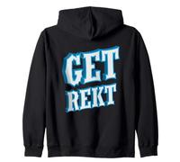 Get Rekt Funny Online Gaming Competitive Esports Gamer Sweat à Capuche