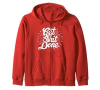 Get Shit Done T-Shirt Graphique Vintage rétro Sweat à Capuche