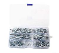 Get the Job Done Kit de rivets aveugles en aluminium fiable contenant un total de 175 pièces