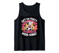 Get The Party Moo-ving! Motif Vache DJ Débardeur