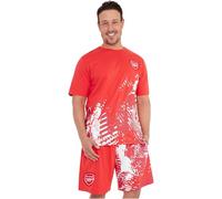 Get Trend Arsenal F.C. Ensembles de Pyjama Homme Court Été Pyjama Foot Vêtements de Nuit Homme Idée Cadeau Supporter (2XL, Rouge Arsenal)