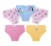 Get Trend Bluey Culottes Fille Coton Respirant Lot de 5 Slips Enfants Tout-Petits sous-Vêtements Douce Cadeau Fille (6-7 Ans, Multi Bluey Lot de 5)