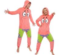 Get Trend Bob l'éponge | Sesame Street Combinaison Pyjama Adulte à Capuche | Pyjama Grenouillère Polaire avec Fermeture Eclair, Chaud Onesie, Pour Halloween, Cosplay ou Soirée Costume, Cadeau Adulte