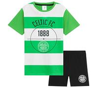 Get Trend Celtic F.C. Pyjama Garcon Ensembles de Pyjama Enfant et Ado Court Football Été Vêtement de Nuit Cadeau Foot (11-12 Ans, Vert Celtic)