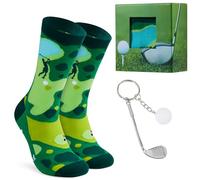 Get Trend CityComfort Coffret Cadeau Golf pour Homme, Chaussettes avec Porte-clés Club et Balle de Golf - Cadeau Homme