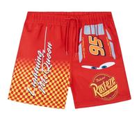 Get Trend Disney Cars Bermuda Short de Bain Garcon 3-8 Ans, Flash McQueen Maillot de Bain avec Doublure Intérieure, UPF 50+ Cadeau Garcon (7-8 Ans, Rouge Car)