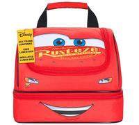 Get Trend Disney Cars Sac Repas Isotherme Enfant Ado Lightning McQueen Lunch Box Double Compartiment École Voyage Sac Pique Nique (Rouge McQueen)