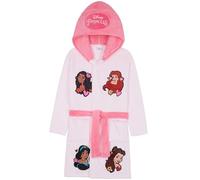 Get Trend Disney Princess Peignoir Polaire Fille et Ado, Robe de Chambre Enfant avec Capuche et Ceinture, Idée Cadeau (3-4 Ans, Rose Clair Disney Princess)