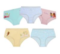 Get Trend Disney Princesse Culotte Fille 2 à 7 Ans, Lot de 5 Respirant Culotte Coton, Ceinture Elastique sous Vetement, Cadeau Fille (4-5 Ans, Multi Princess)