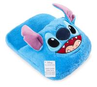 Get Trend Disney Stitch Chauffe Pieds Femme et Ado Adultes, Chausson Polaire Non Électrique Antidérapant, Chaufferette Pied Douce Contre le Froid (Bleu Stitch)