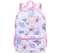 Get Trend Disney Stitch et Angel Sac a Dos Fille, Bretelle Réglable et Fermeture Eclair Cartable Enfant Sport ou Voyage, Cadeau Fille (Lilac Stitch)
