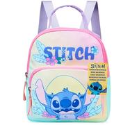 Get Trend Disney Stitch Sac à Dos Femme Fille et Ado Petit Sac de Voyage Sac Bandoulière sac à Dos de Jour pour Shopping Mode (Multi Stitch)