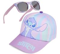 Get Trend Disney Stitch Set Casquette Enfant et Lunettes de Soleil Enfant Fille Casquette Été Lunettes Soleil Enfant UV400 (Lilas Disney Stitch)