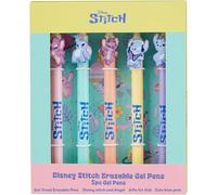 Get Trend Disney Stitch Stylos Effaçables Gel Angel Lot Stylo Bille de 5 Fournitures Scolaires Papeterie Encre Bleue Cadeau Fille (Stitch & Angel)